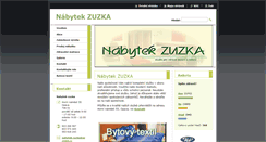 Desktop Screenshot of nabytek-zuzka.eu
